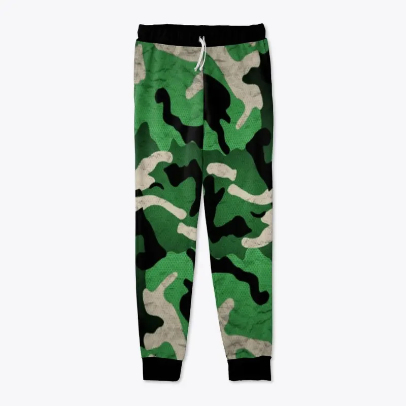 Green Camo Joggers